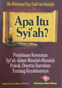 Apa Itu Syi'ah?