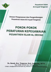 POKOK-POKOK PERATURAN KEPEGAWAIAN PESANTREN ISLAM AL-IRSYAD (P3K PIA)