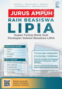 JURUS AMPUH RAIH BEASISWA LIPIA : Kupas Tuntas Bank Soal Persiapan Seleksi Beasiswa LIPIA