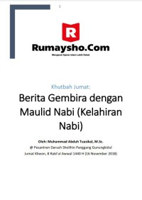 01 Kumpulan PDF Khutbah / Khotbah / khatbah Jumat / Jum'at