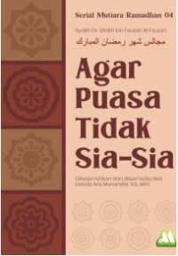 Agar Puasa Tidak Sia Sia pdf