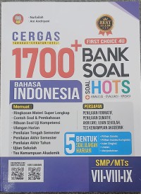 Image of CERGAS 1700+ Bank Soal Bahasa Indonesia SMP-MTs