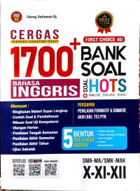Image of Cergas 1700+ Bank Soal Bahasa Inggris SMA-MA