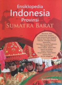 Image of Ensiklopedia Indonesia : Provinsi SUMATRA BARAT