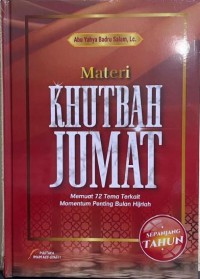 MATERI KHUTBAH JUMAT