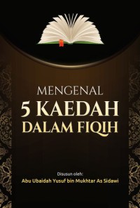 MENGENAL 5 KAEDAH DALAM FIQIH pdf