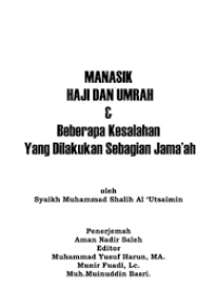 PANDUAN PRAKTIS MANASIK HAJI & UMRAH Menurut al-Qur'an dan as-Sunnah