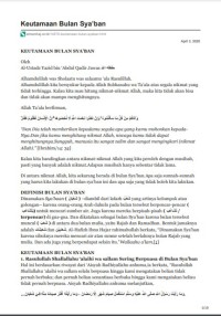 pdf. Seputar Masalah Bulan Syaban