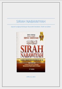 Sirah Nabi Ibnu Hisyam Versi 1 dan 2 pdf