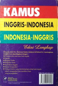 KAMUS INGGRIS-INDONESIA INDONESIA-INGGRIS