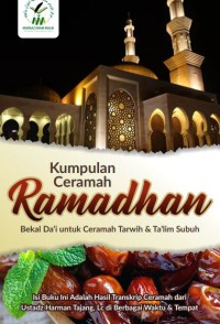 Kumpulan Ceramah Ramadhan : Bekal Da’i untuk Ceramah Tarwih & Ta’lim Subuh pdf