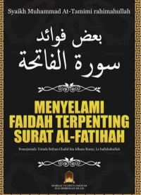 MENYELAMI FAIDAH TERPENTING SURAT AL-FATIHAH = بعض فوائد سورة الفاتحة pdf